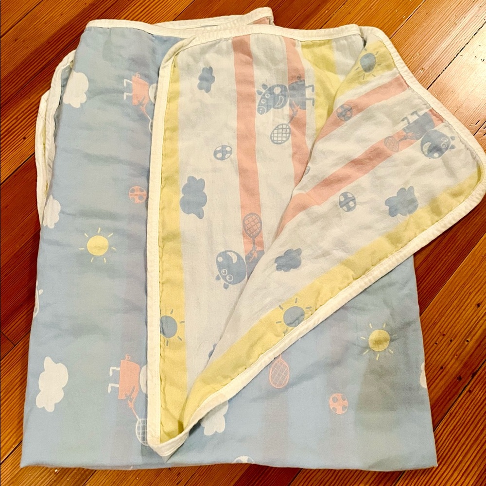 Reversible cotton 2 layers blanket Peppa pig
